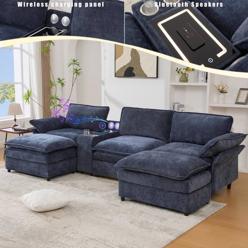 U Shaped Modular Sectional Sofa