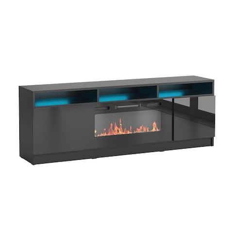 Reno 05 Electric Fireplace Modern 63" TV Stand