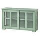 preview thumbnail 18 of 32, Porch & Den Jefferson Sliding Glass Door Stackable China Cabinet