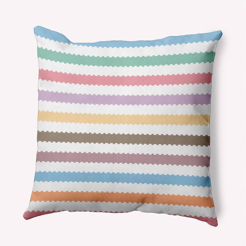Zippy Stripe Decorative Throw Pillow - Spring Green - 20" x 20"