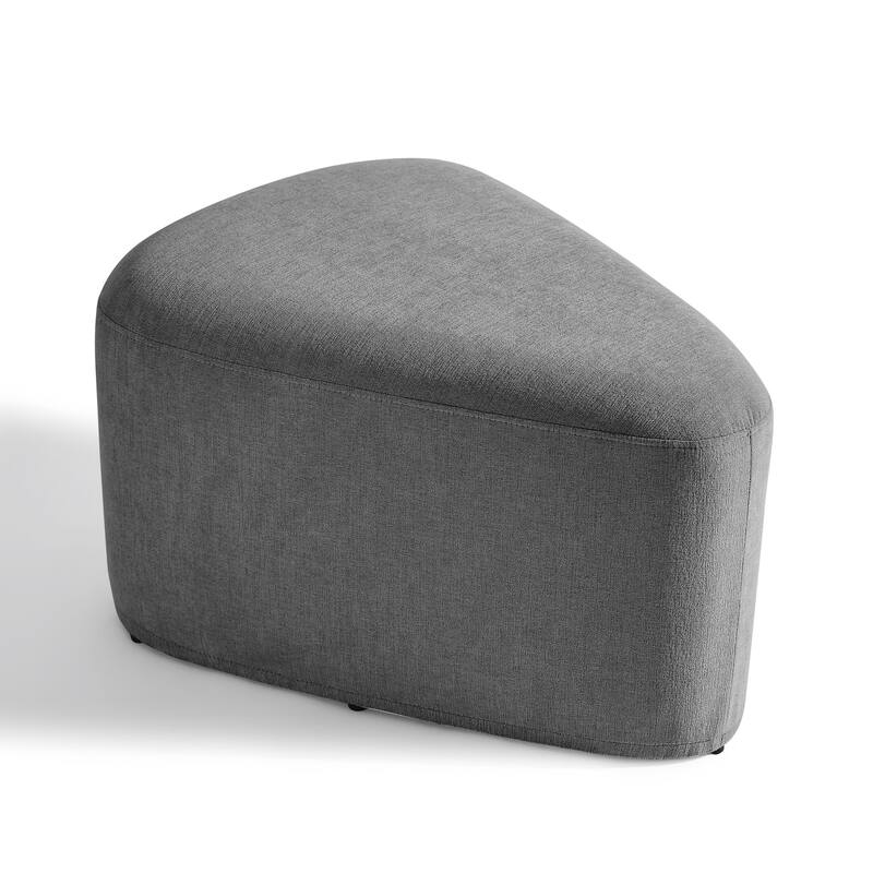 26" Footstools and Ottomans, Modern Fabric Pouf Ottoman
