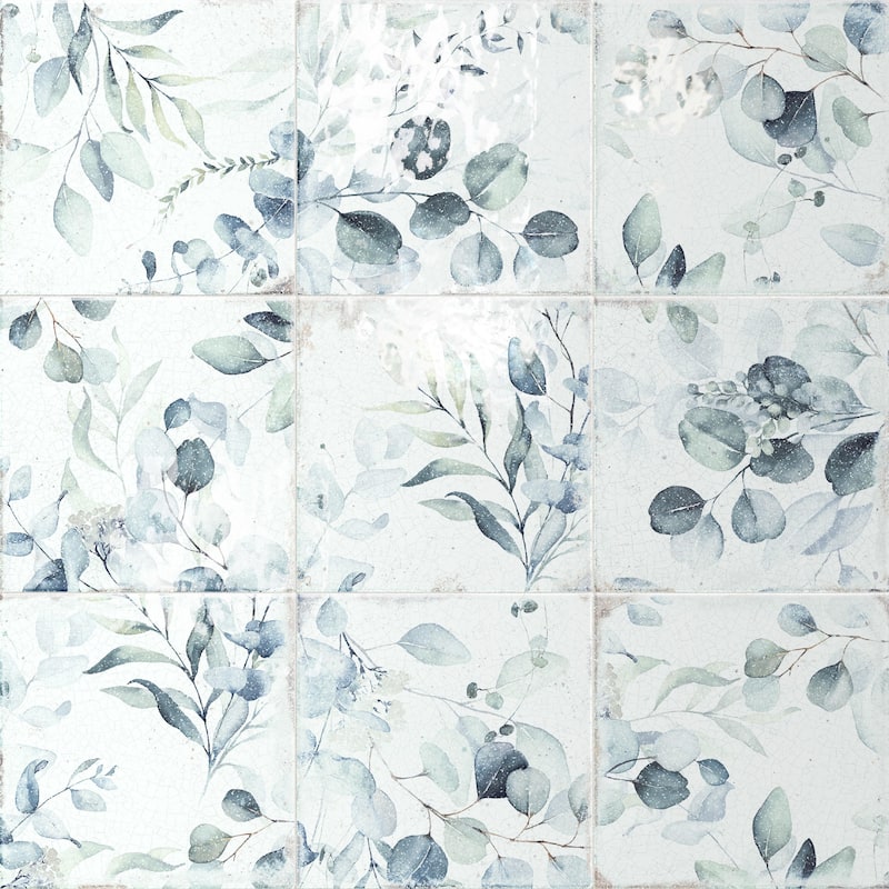 Merola Tile Mayolica Woods 5-7/8" x 5-7/8" Ceramic Wall Tile