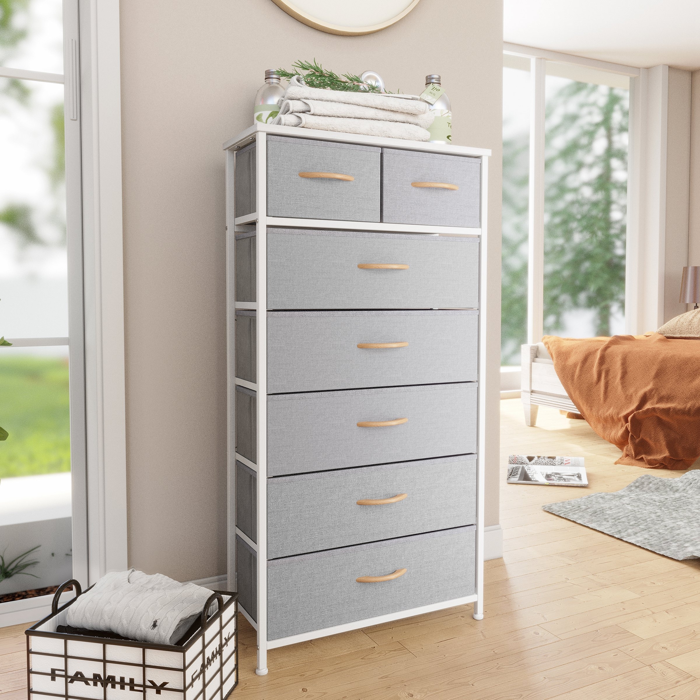 Pellebant 7-Drawer Storage Tower Organizer Chest Dresser - On Sale