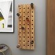 preview thumbnail 14 of 32, Brown Wood Rustic Farmhouse Wall Peg Wine Rack