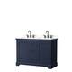 Option Dark Blue, Black Trim, Giotto Quartz Top