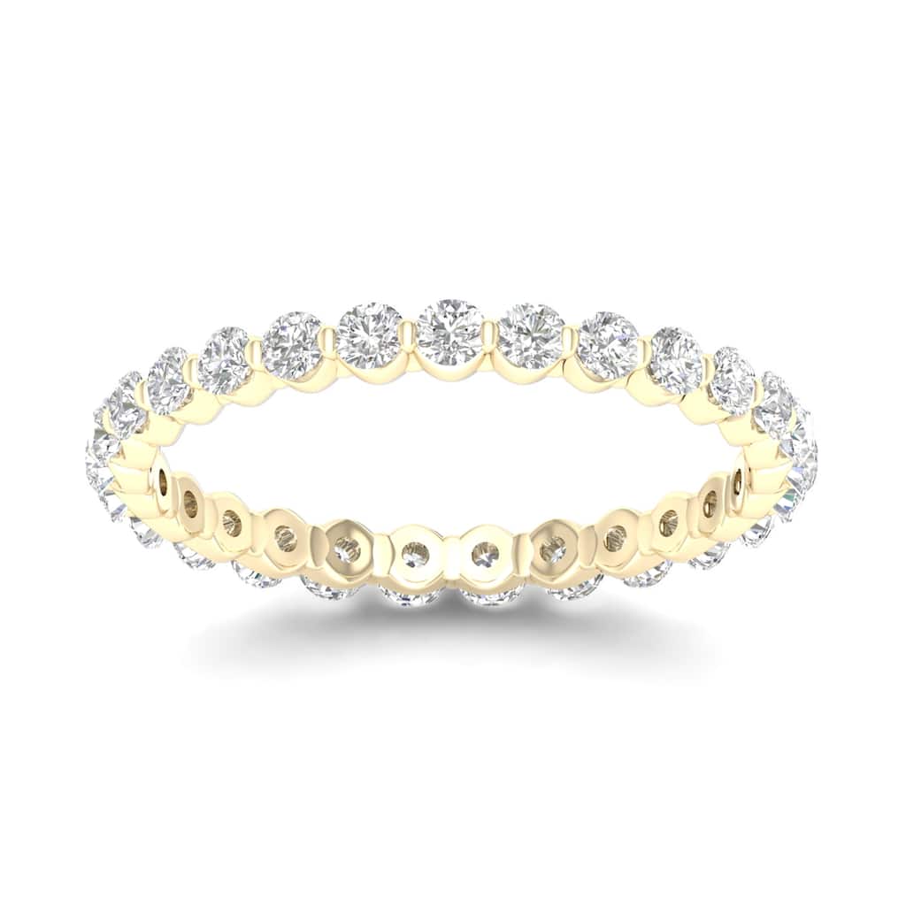 3/4ct TDW Diamond Eternity Wedding Band in 14K Gold for Women