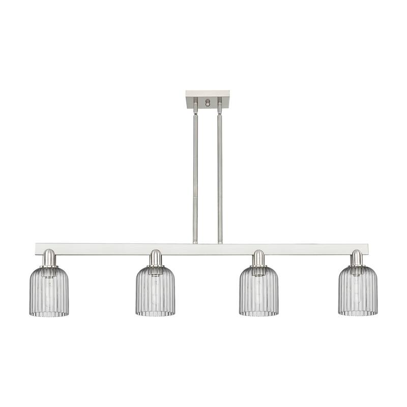 Innovations Lighting Downtown Urban - Bridal Veil - 4 Light 48" Stem Hung Island Light