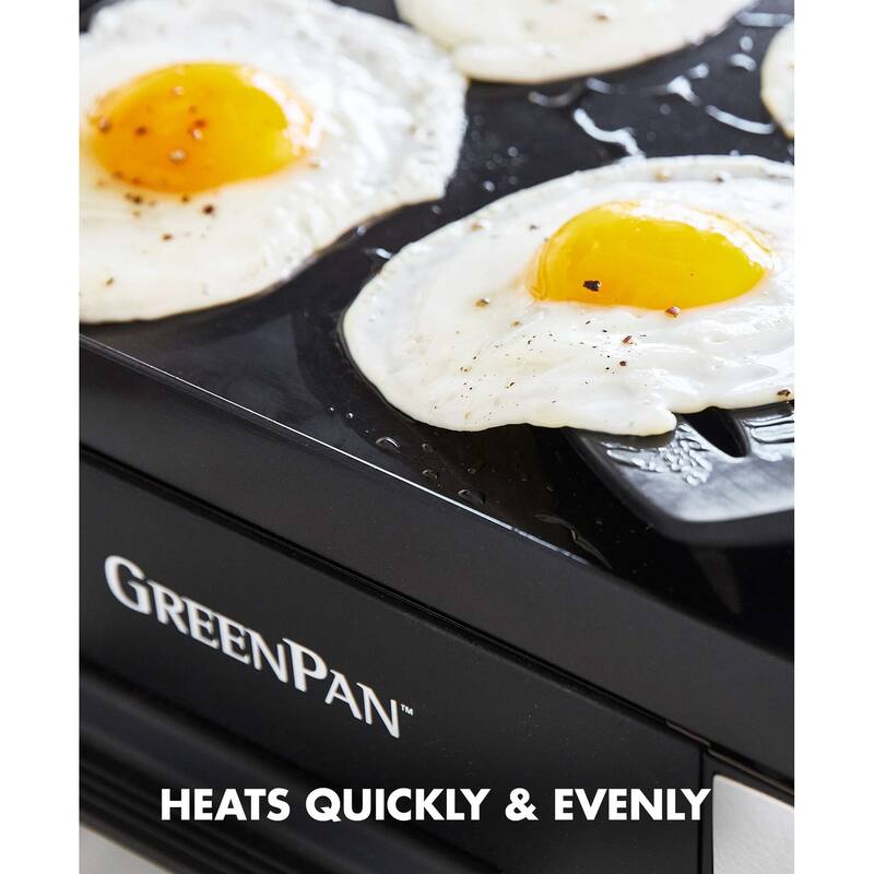 GreenPan Electrics Healthy Ceramic Nonstick, 3in1 Reversible Grill