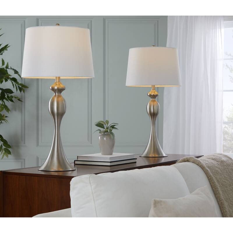 Porch & Den Ashland 30" Metal Table Lamp (Set of 2)
