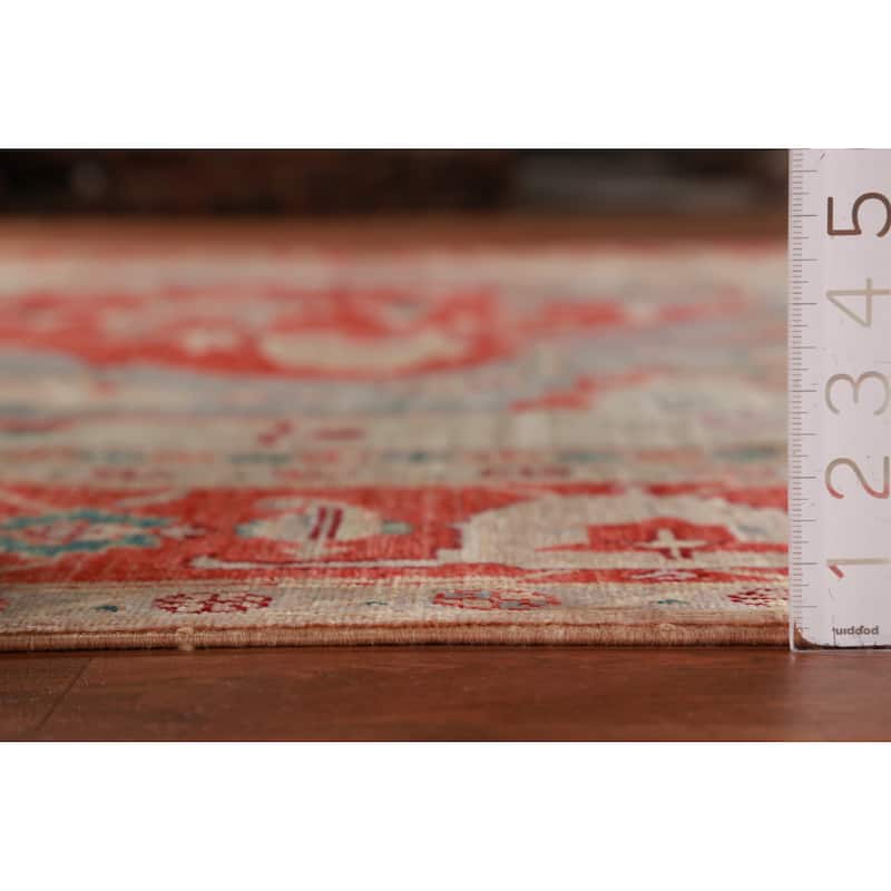 Vegetable Dye Heriz Serapi Oriental Area Rug Hand-Knotted Wool Carpet - 8'0"x 10'1"