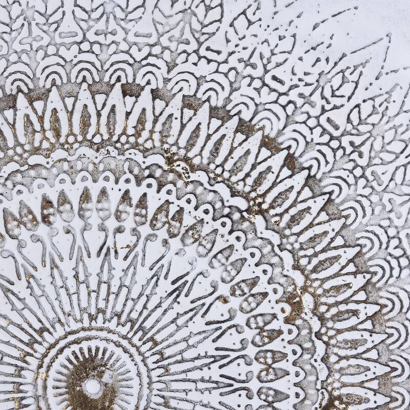 Makenna - Soft Tapestry II - Handpainted Framed Mendala Canvas