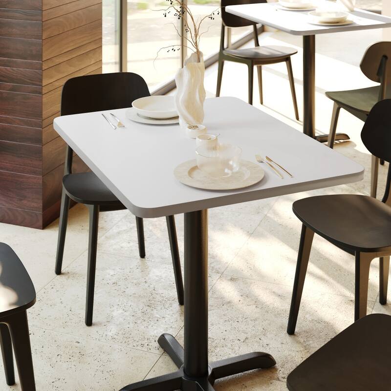 24'' x 30'' Rectangular Table Top with Reversible Laminate Top - 30"D x 24"W x 1.125"H