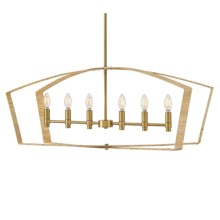 Lark 83645 Sammi 6 Light 40" Wide Linear Chandelier