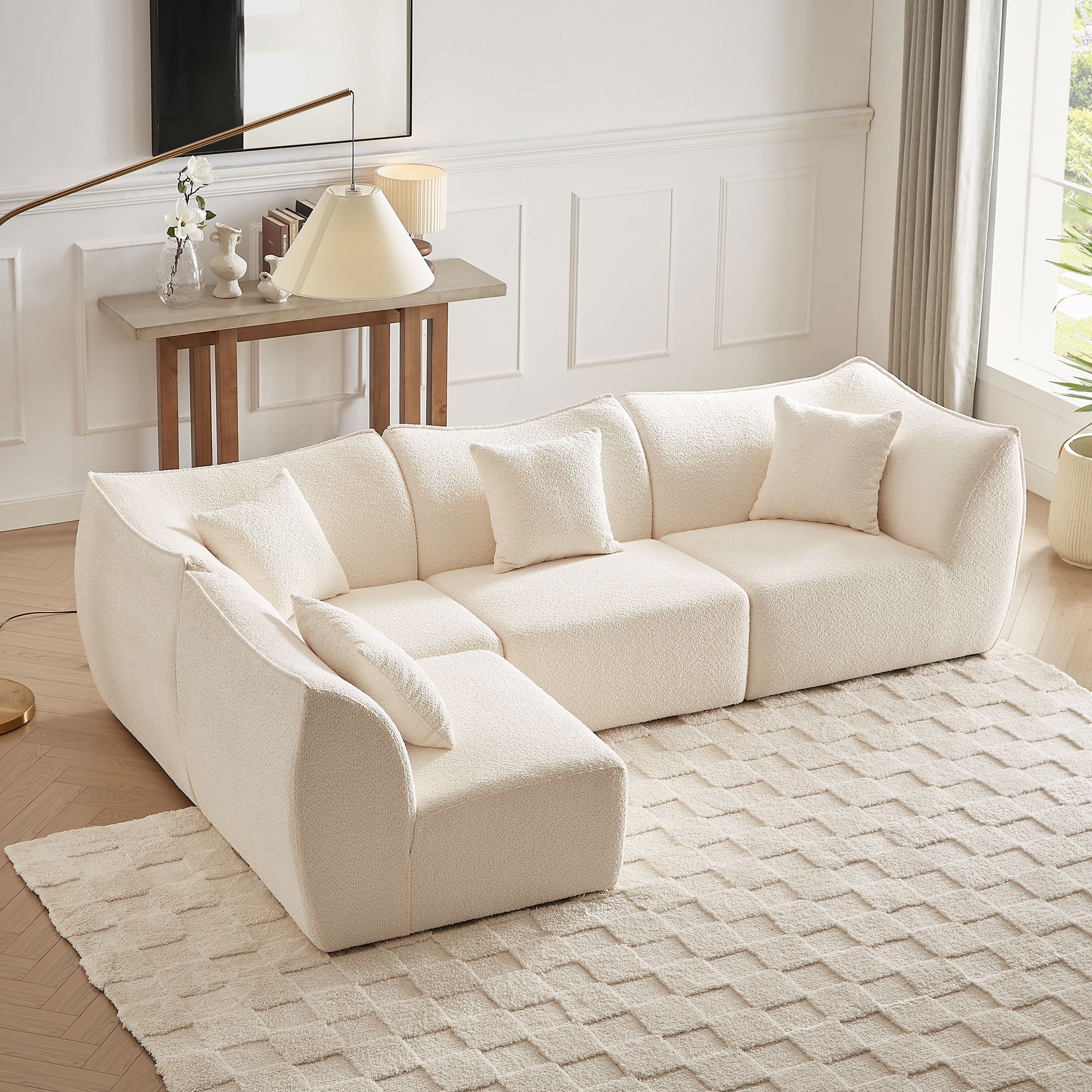 Comfy 4 seater sofa sales