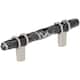 Option Marble Black / Satin Nickel
