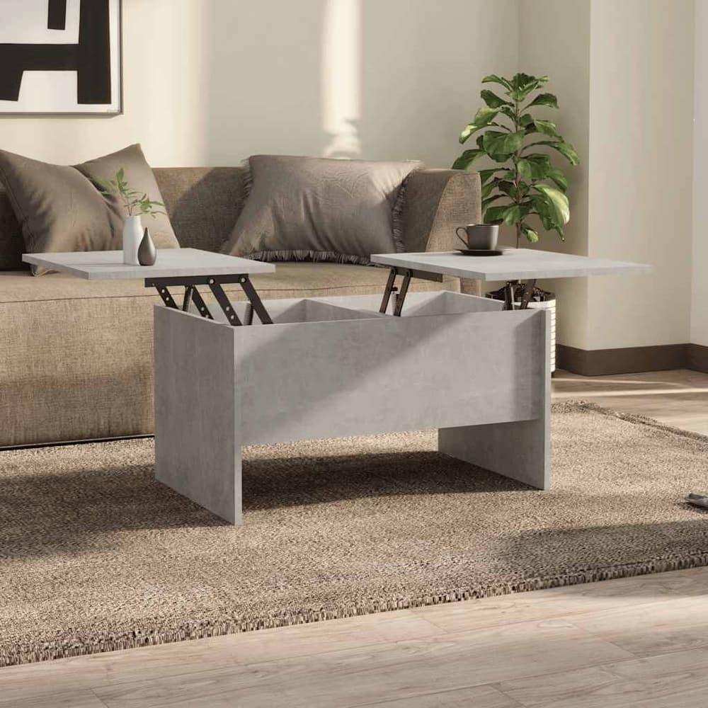 vidaXL Coffee Table Lift Top End Table Accent Side Sofa Table Engineered Wood - 31.5" x 19.7" x 16.7"