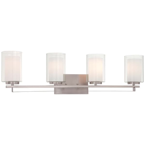 Parsons Studio Brushed Nickel 4 Light Bath Bar By Minka Lavery. Opens flyout.