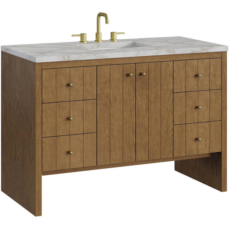 James Martin Vanities 435-V48-3VSL Hudson 48" Free Standing Single