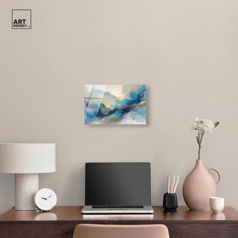 Postmodern Flow II Acrylic by Art Remedy, Ready to Hang