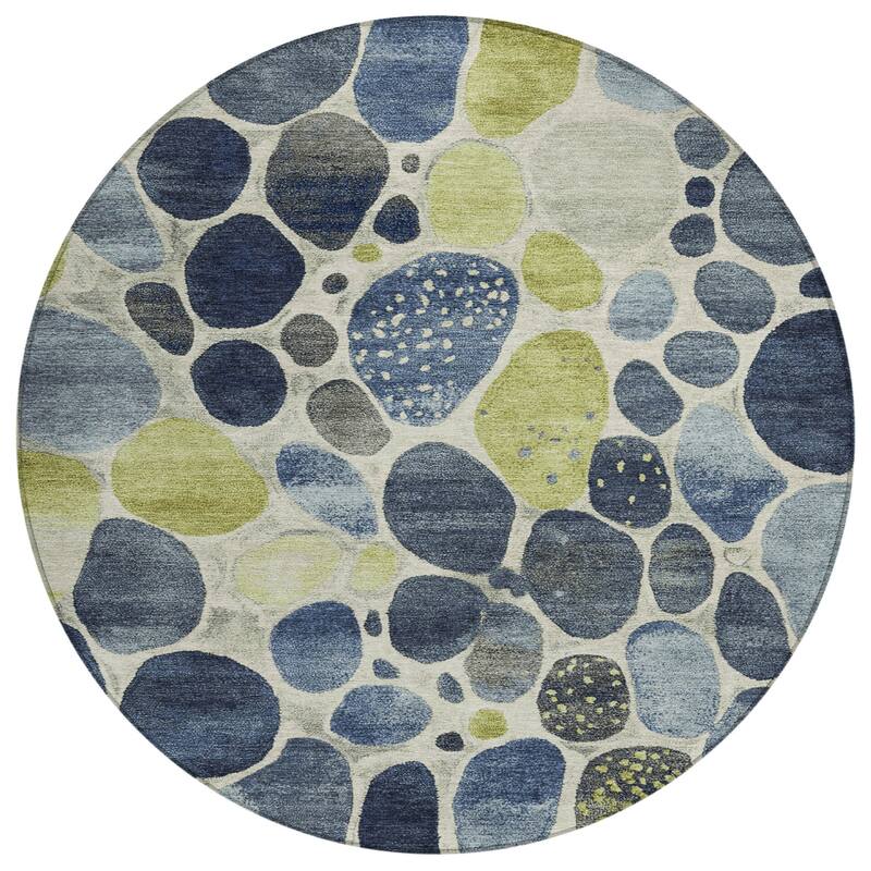 HomeRoots Geometric Transitional Rectangle Outdoor Rug