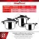 preview thumbnail 2 of 7, Magefesa Nova Stainless Steel Pressure Cooker Set - 4.2 & 6.3 Qts