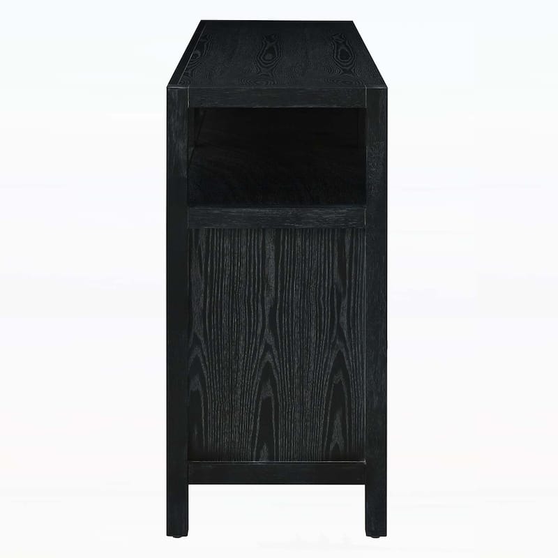 Exquisite Storage Cabinet with Wood Frame and Adjustable Shelves