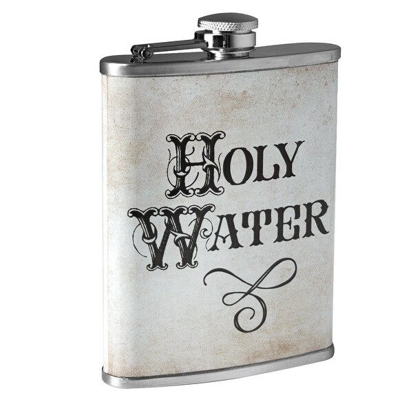 Holy Water Stainless Steel 8 oz Liquor Flask - Bed Bath & Beyond