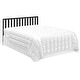 preview thumbnail 8 of 33, Storkcraft Pacific 4-in-1 Convertible Crib and Changer - 2 Open Shelves, Water-Resistant Vinyl Changing Pad with Safety Strap