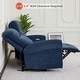 preview thumbnail 68 of 118, MCombo 64.6" Wall Hugger Power Loveseat Fabric Recliner Sofa with USB Ports