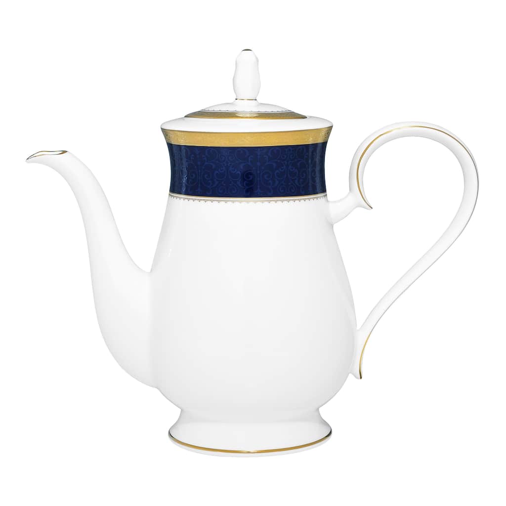 Odessa Cobalt Gold Coffee Server, 48 oz.