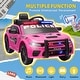preview thumbnail 3 of 21, 12v Kids ride on police car W/Parents Remote Control,anti-collision bar,Front& top and Four wheel suspension