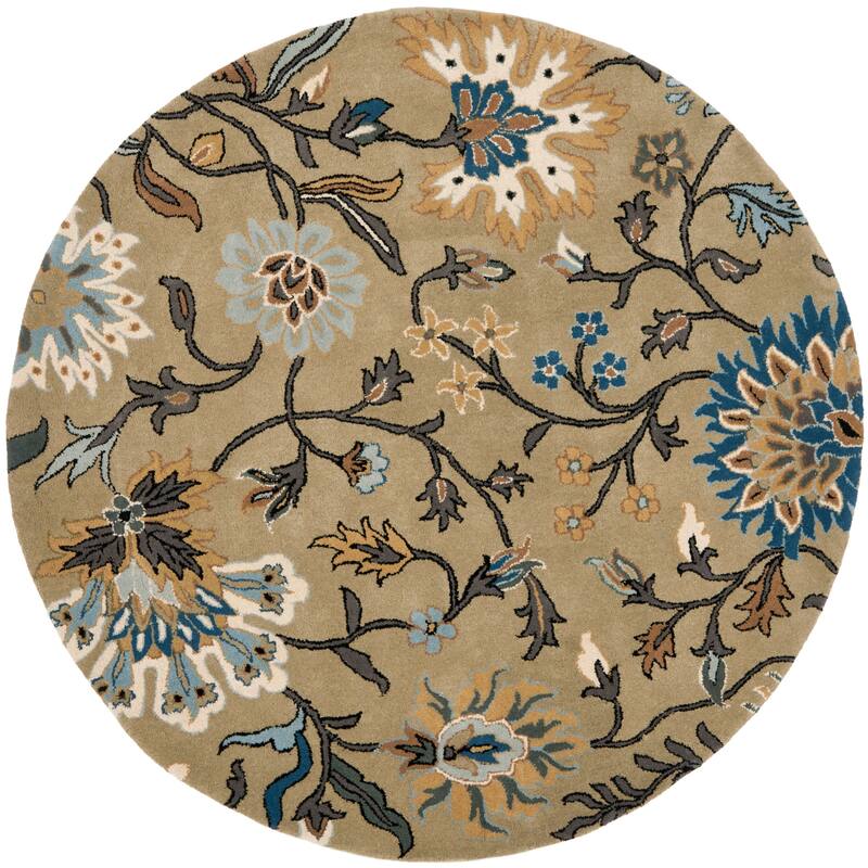 SAFAVIEH Handmade Jardin Dafne Country Floral Wool Rug