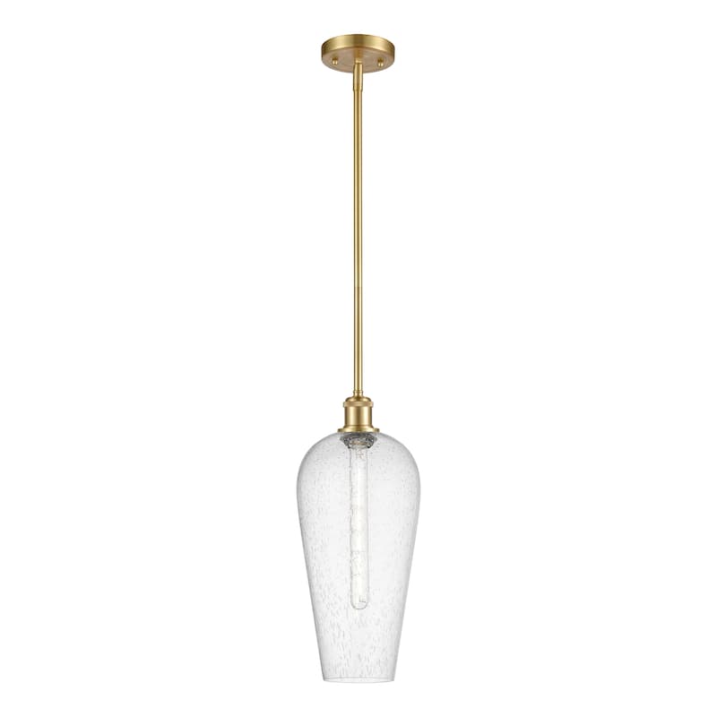 Innovations Lighting Endless Possibilities Ballston - Chelsea - 1 Light 8" Stem Hung Mini Pendant - Satin Gold/Seedy