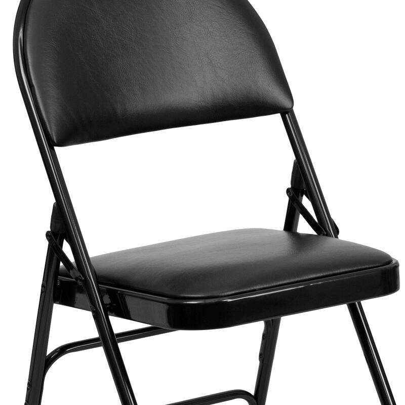 2 Pack Extra Large Ultra-Premium Triple Braced Folding Chair