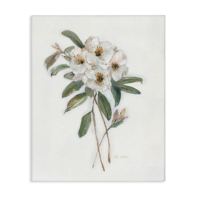 Stupell Flower Sprig Bundle Canvas Wall Art Design By Sally Swatland - 30 x 40