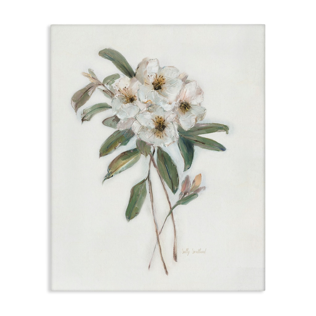 Stupell Flower Sprig Bundle Canvas Wall Art Design By Sally Swatland