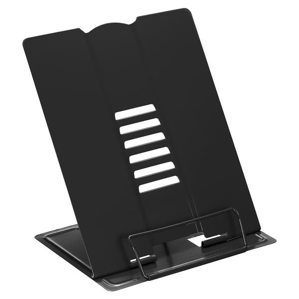 A4 Book Stand, Iron Adjustable Foldable Desktop Book Display Holder