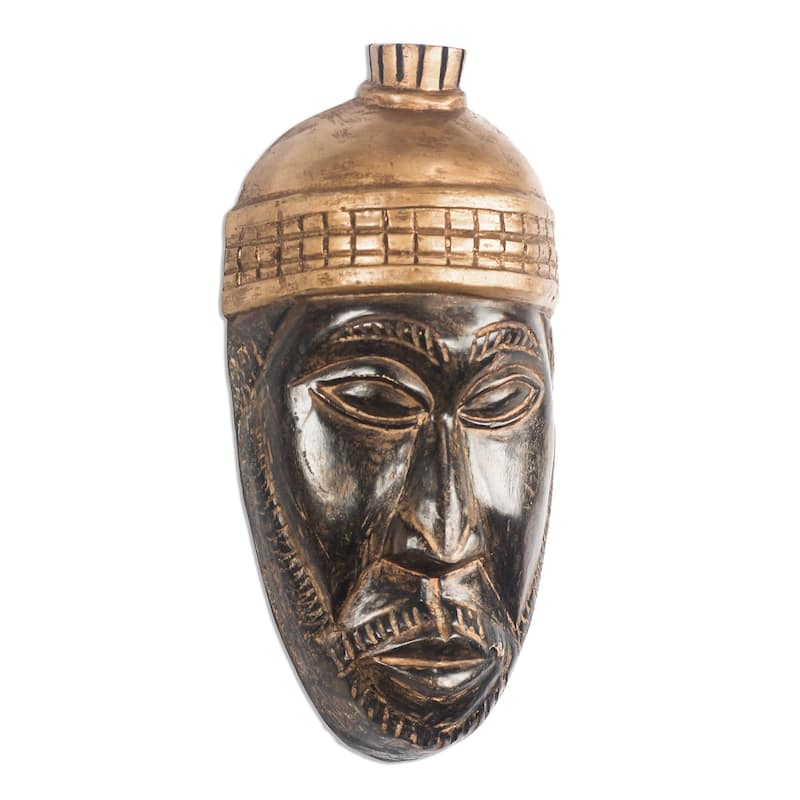 Novica Handmade Oman Hene African Wood Mask