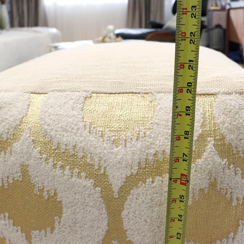 Pasargad Home Grandcanyon Cotton Pouf
