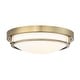 preview thumbnail 3 of 8, Meridian M60019 2 Light 13" Wide Flush Mount Bowl Ceiling Fixture