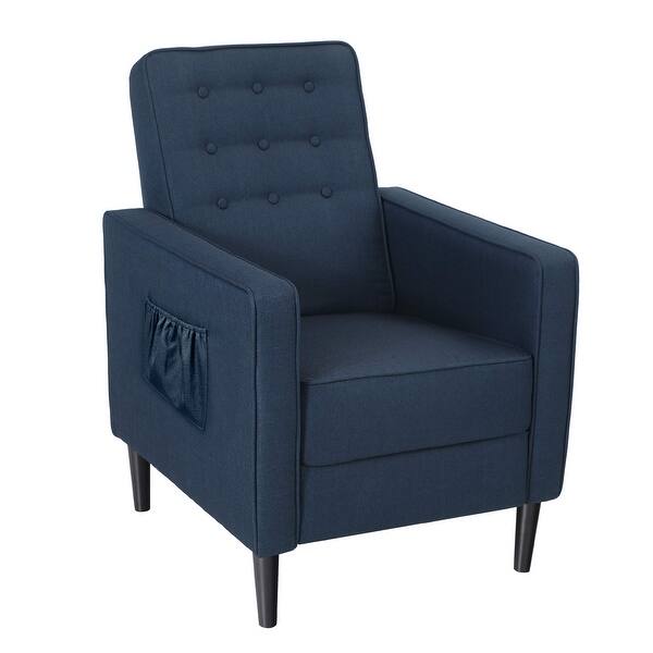 Alpha Home Recliner Chair For Elderly Reclining Wing Back Sofa For Living Room Fabric Upholstered Single Lounge Glider Chair Overstock 31979608