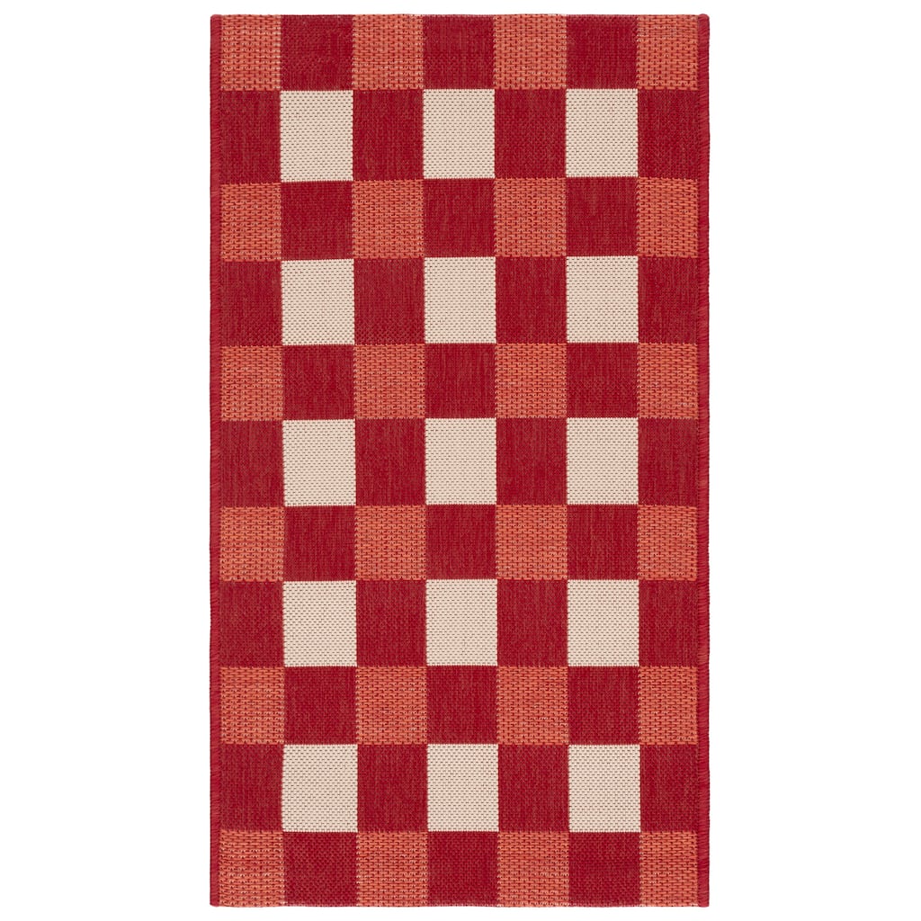 SAFAVIEH Courtyard Meryem Indoor/Outdoor Washable Backyard Patio Rug