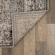 preview thumbnail 9 of 26, World Rug Gallery Vintage Border Stone Gray Indoor High-Low Area Rug