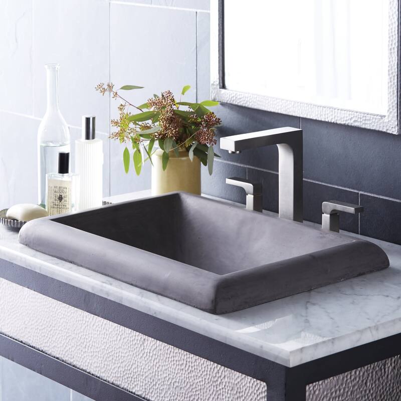 Native Trails Montecito 21-1/2" NativeStone Drop In Bathroom Sink