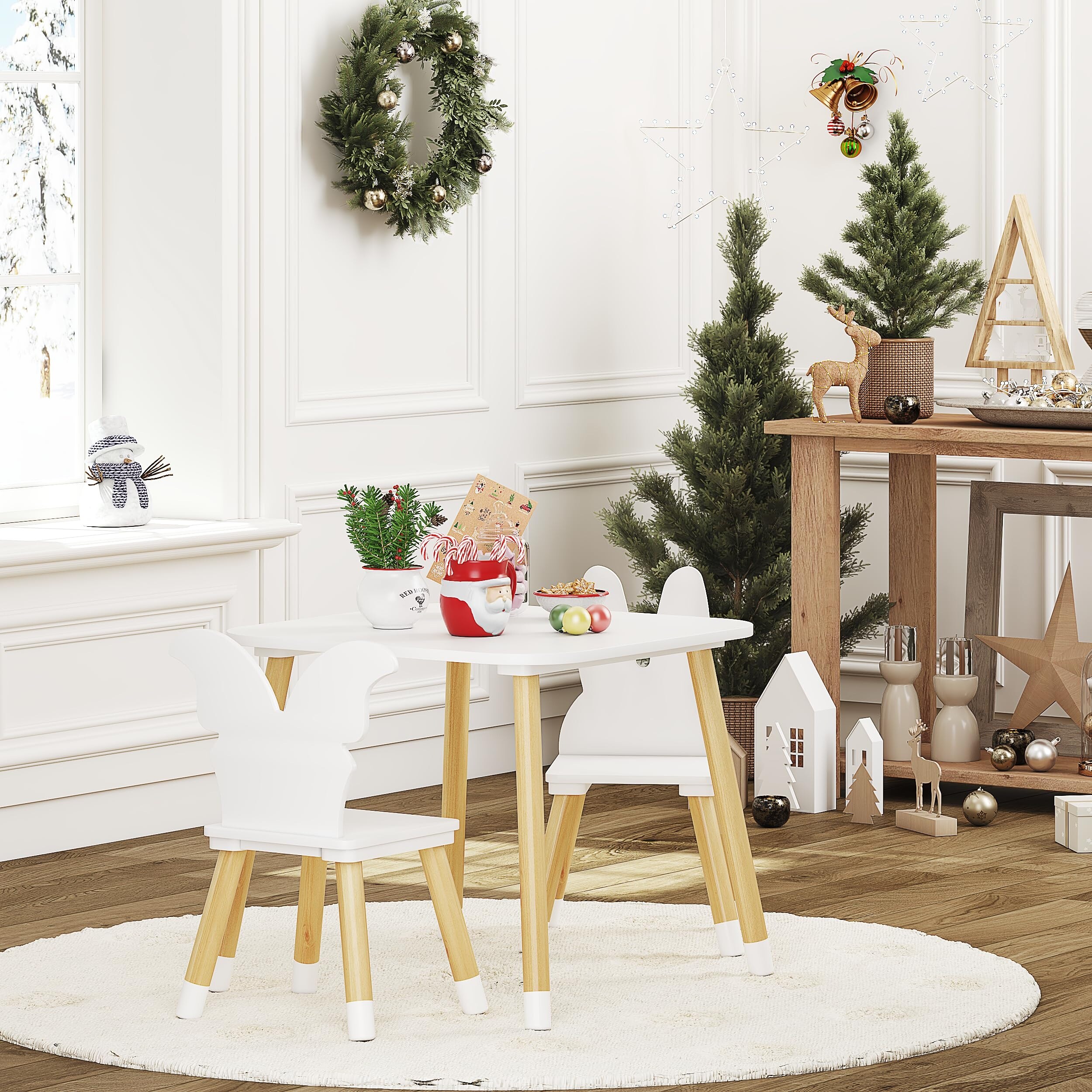 Kids Table with 2 Chairs Set Kids Table and Chair Set 3 Piece