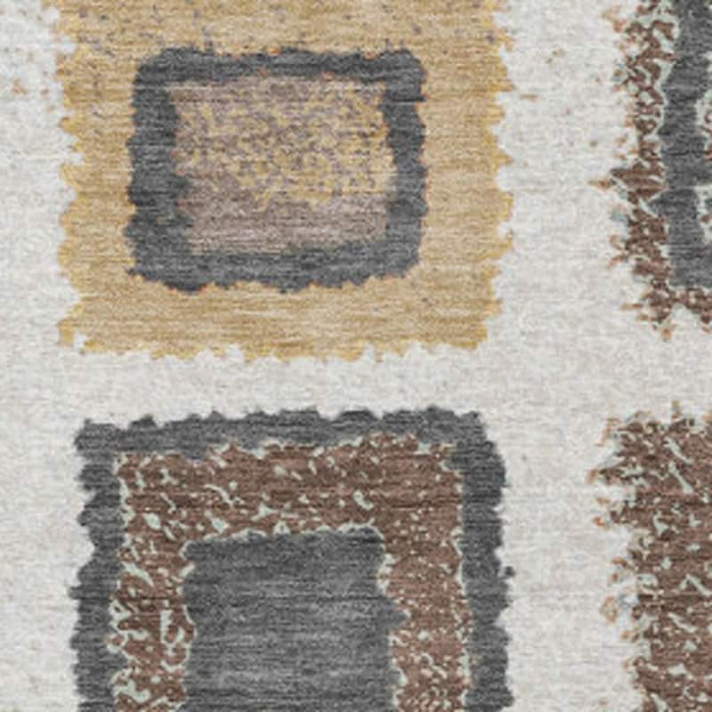 HomeRoots Geometric Transitional Rectangle Outdoor Rug