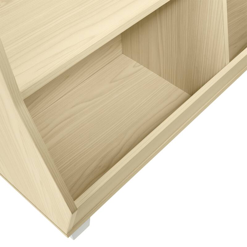 RiverRidge Home Kids Catch All Multi-Cubby 35in Toy Organizer Light Woodgrain