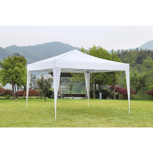 Outdoor 10x10FT Pop Up Canopy Tent Sunshade Instant Bed Bath