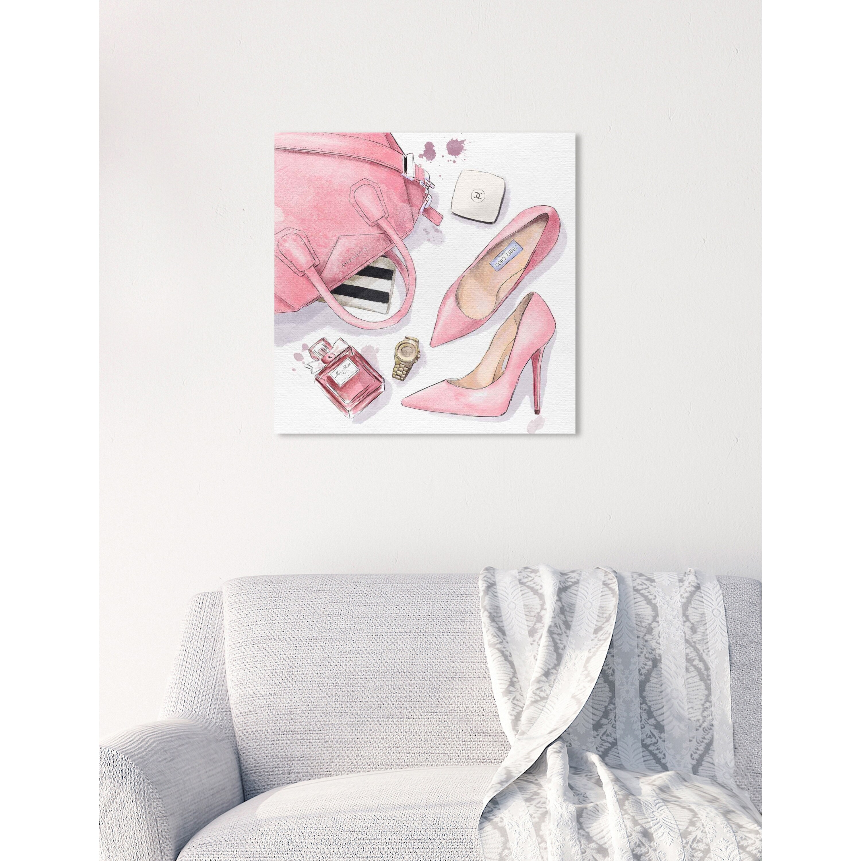 Oliver Gal 'NYC for the Weekend' Pink Fashion and Glam Gallery