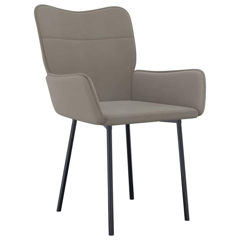 vidaXL Dining Chairs 2 Pcs Accent Upholstered Chair for Living Room Velvet - 21.7" x 23" x 32.1"